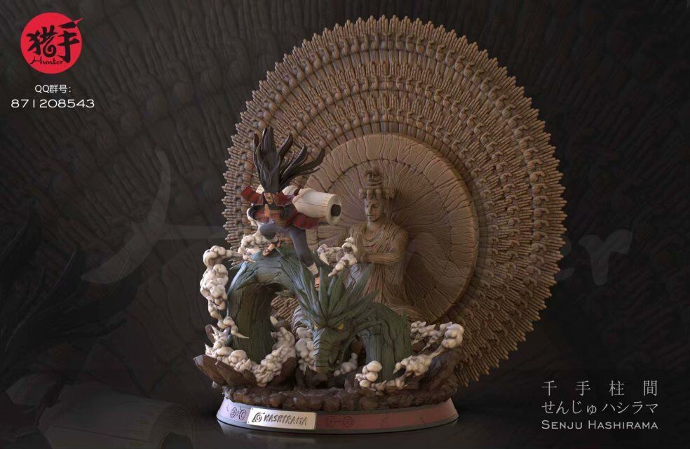 hashirama resin statue