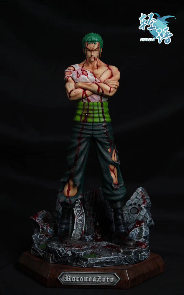 Preorder Whisper Studio One Piece Roronoa Zoro Bloody 1 6 Scale Resin Statue Deposit