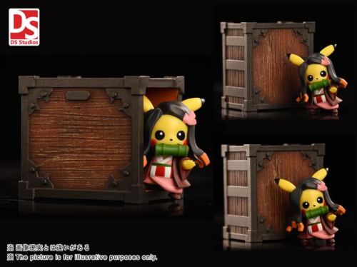 【Preorder】DS Studio Demon Slayer Pikachu cosplay set resin statue's post card