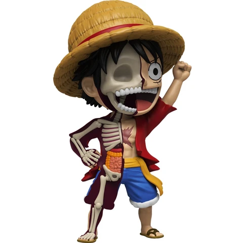 MIGHTY JAXX & JASON FREENY One Piece Luffy half dissection copyright statue