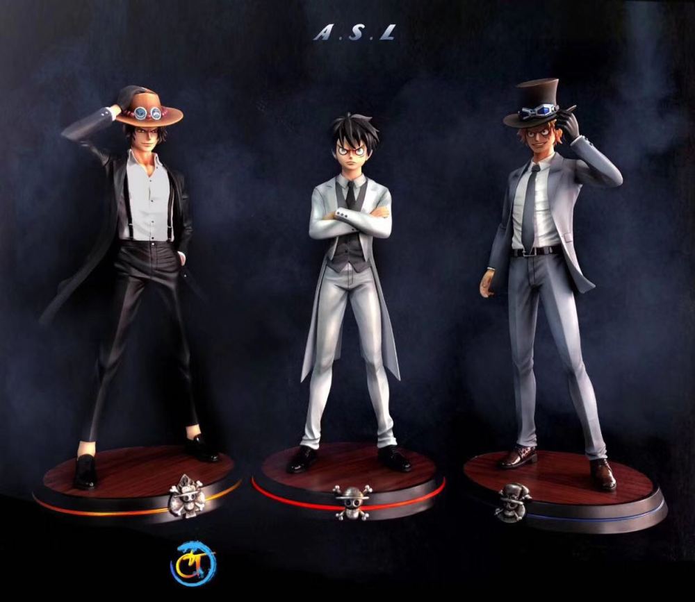 Preorder Ct Studio One Piece Luffy Ace Sabo Three Brothers Resin Statue S Post Card