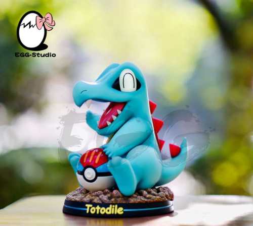 【In Stock】Egg Studio Pokemon Totodile resin statue