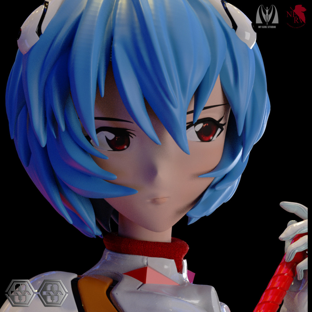 Preorder My Girl Studio Eva Ayanami Rei Resonance Series Resin Statue S Post Card