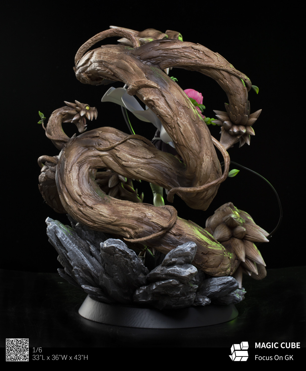 demon slayer statue magic cube