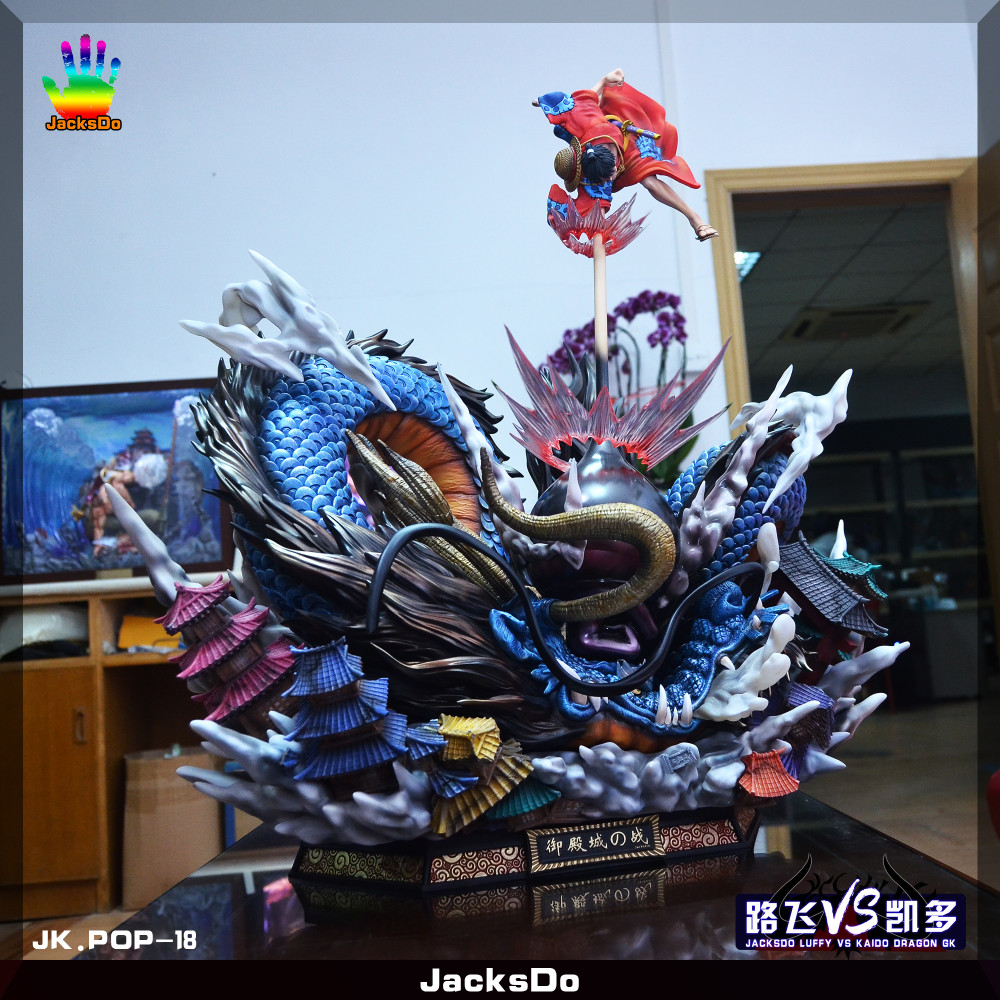 Preorder Jacksdo Studio One Piece Luffy Vs Kaido Dragon Scene