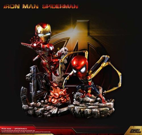 【In Stock】DNF Studio Marvel Iron Man&Spider-Man statue