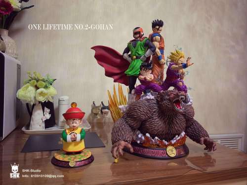 【In Stock】SHK Studio Dragon Ball Gohan the whole life resin statue EX vesion
