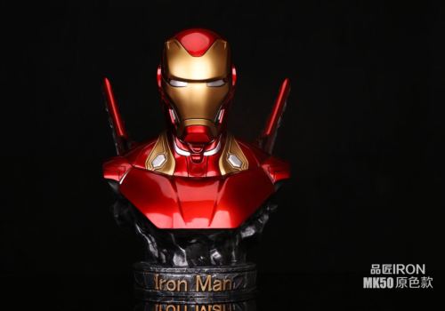 【In Stock】PINJIANG Studio Iron Man MK50 bust statue