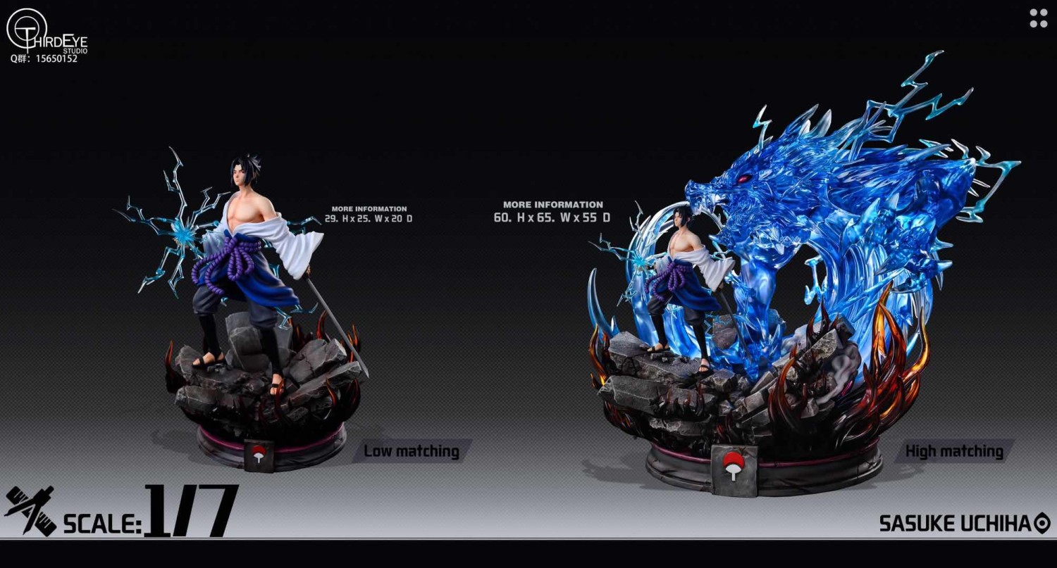 ãPreorderãThirdEye STUDIO NARUTO Uchiha Sasuke resin statue's post card