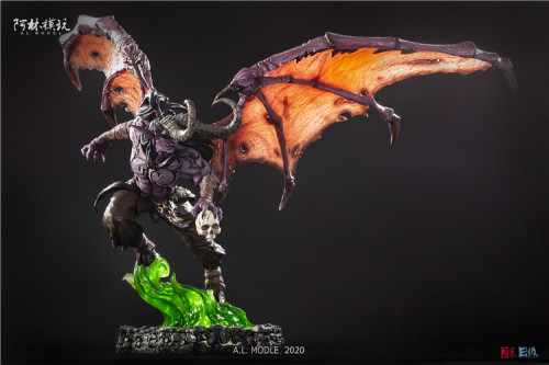 【Preorder】AL Model Warcraft 3 WOW Illidan Stormrage resin statue's post card