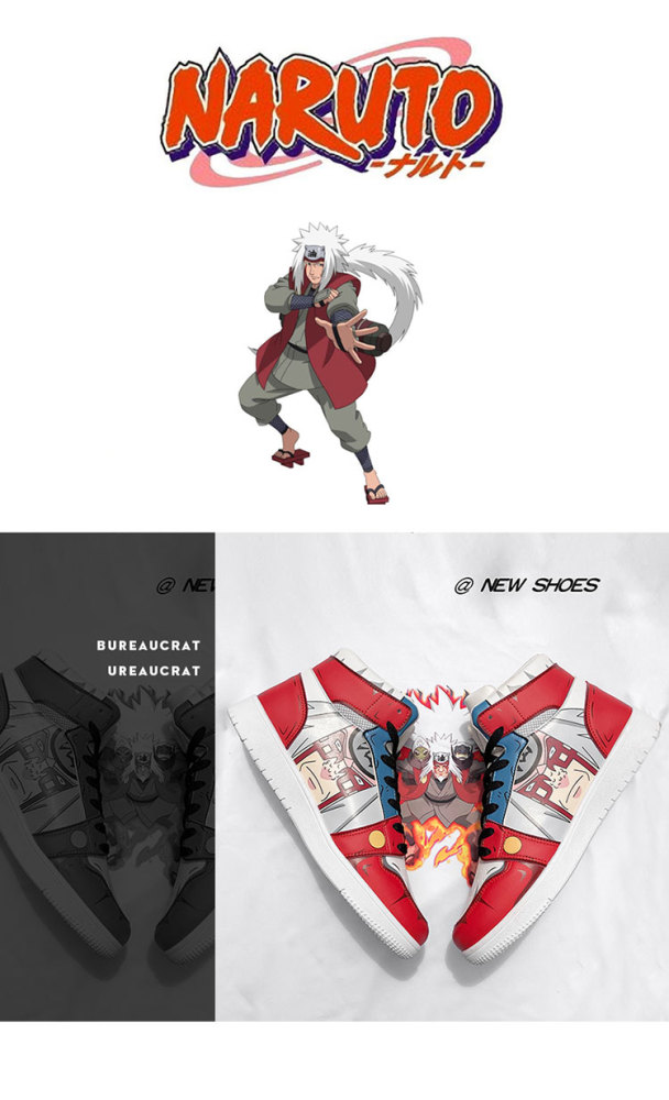 Original Design Naruto Jiraiya Sneakers