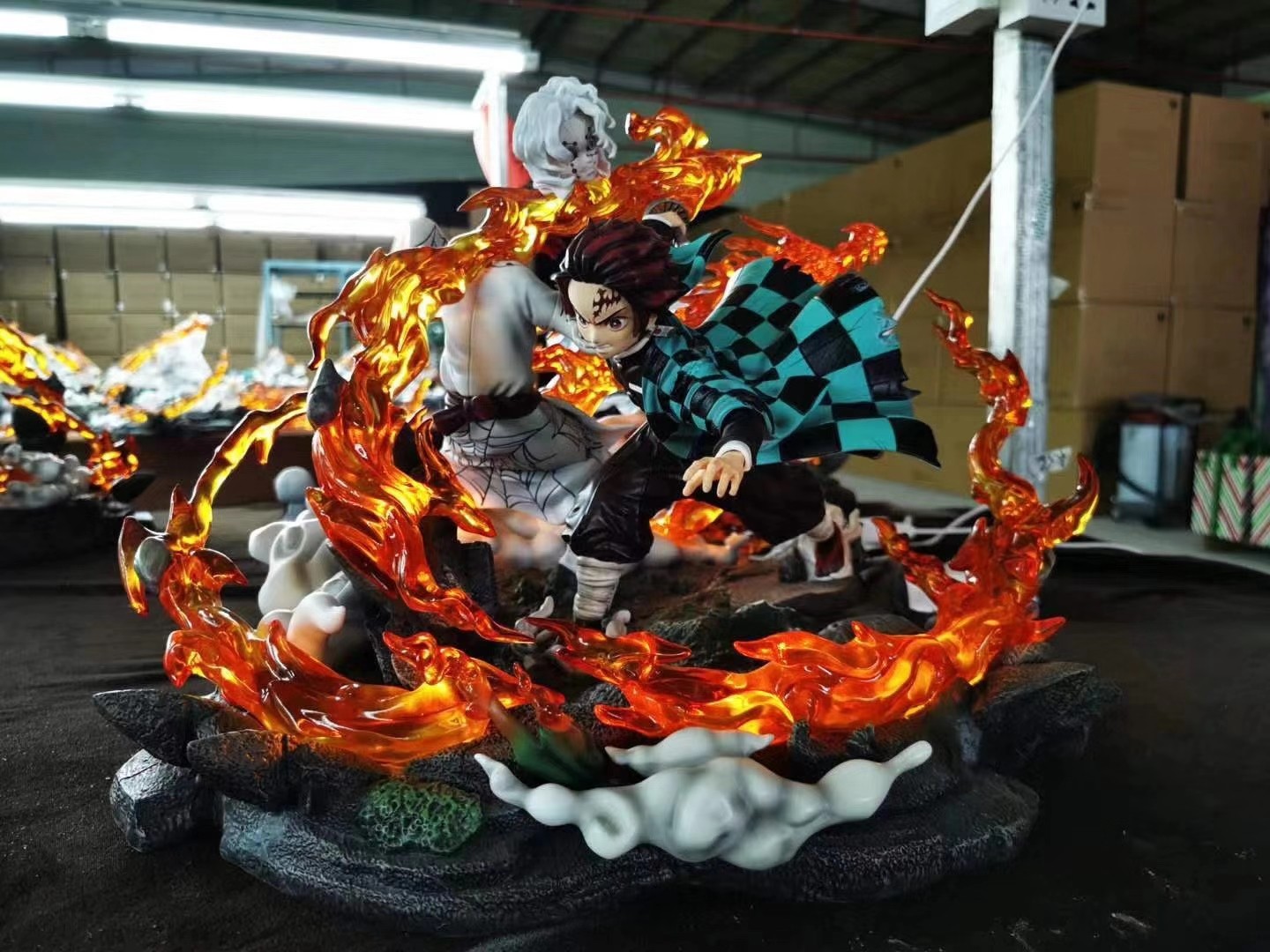 demon slayer resin statues