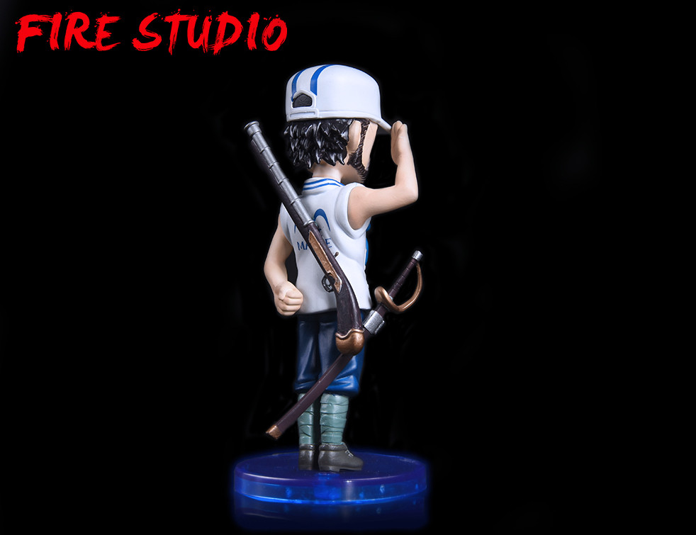 Preorder Fire Studio One Piece Marine Soldiers Resin Statue S Post Card