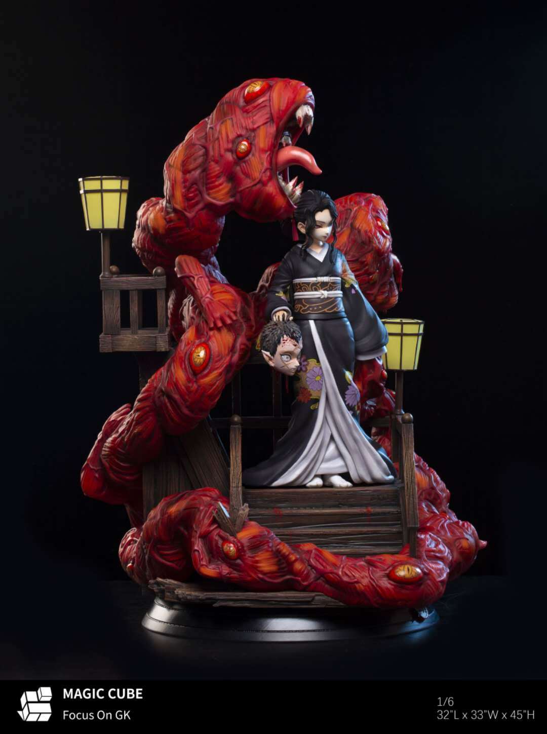demon slayer statue magic cube