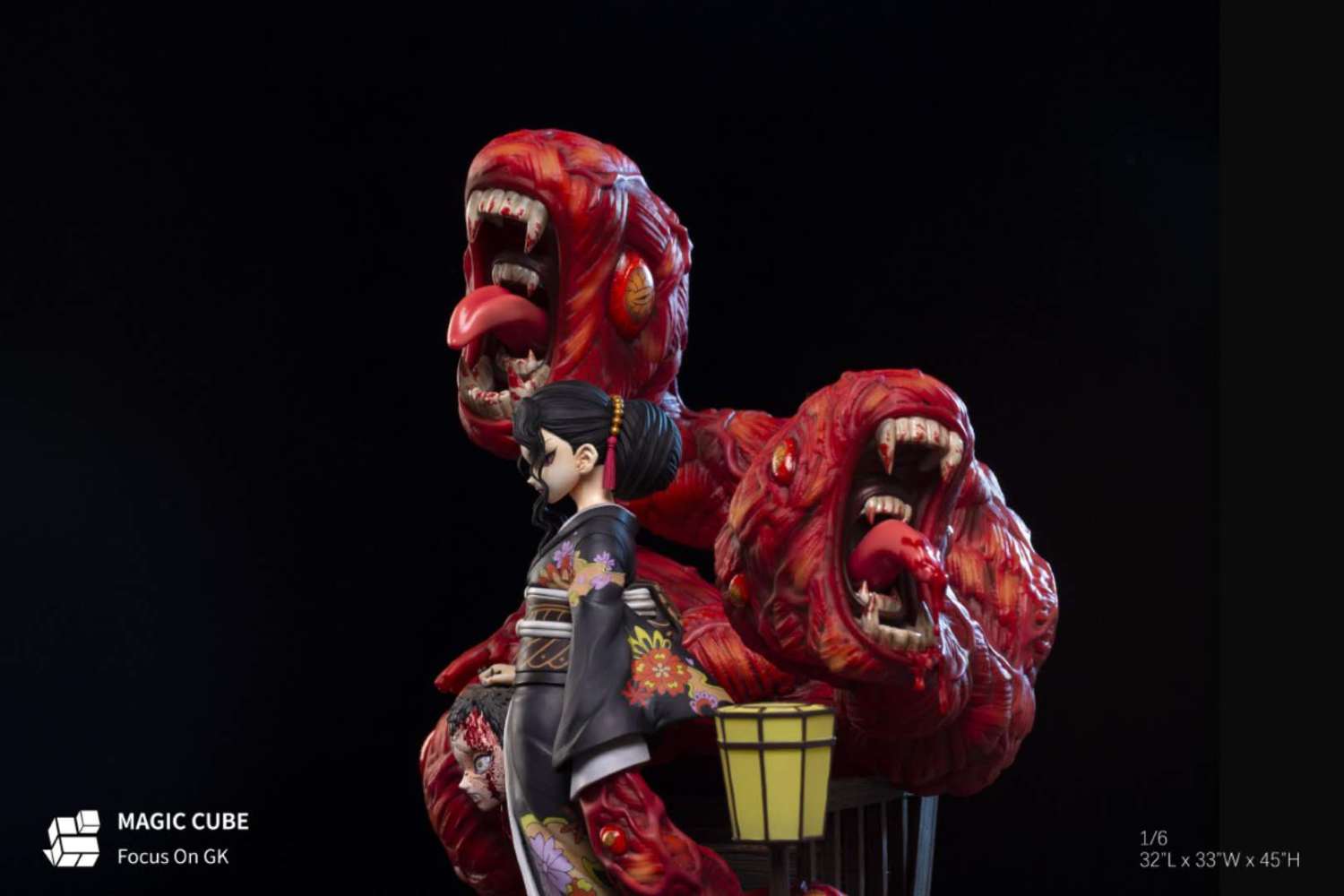 demon slayer statue magic cube