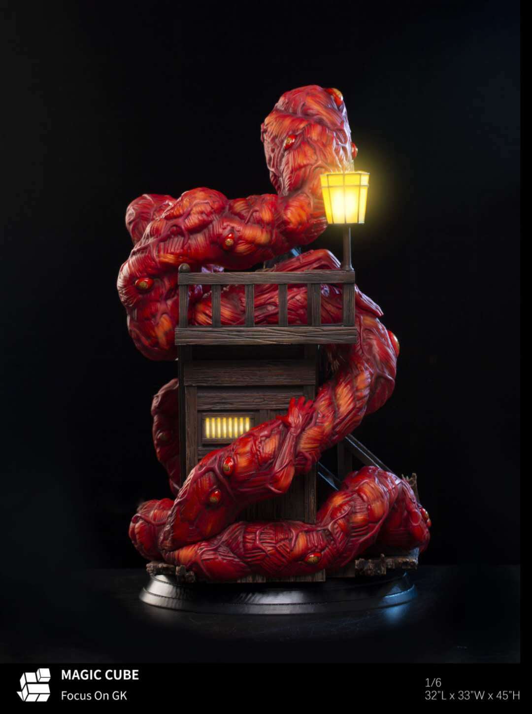 demon slayer statue magic cube