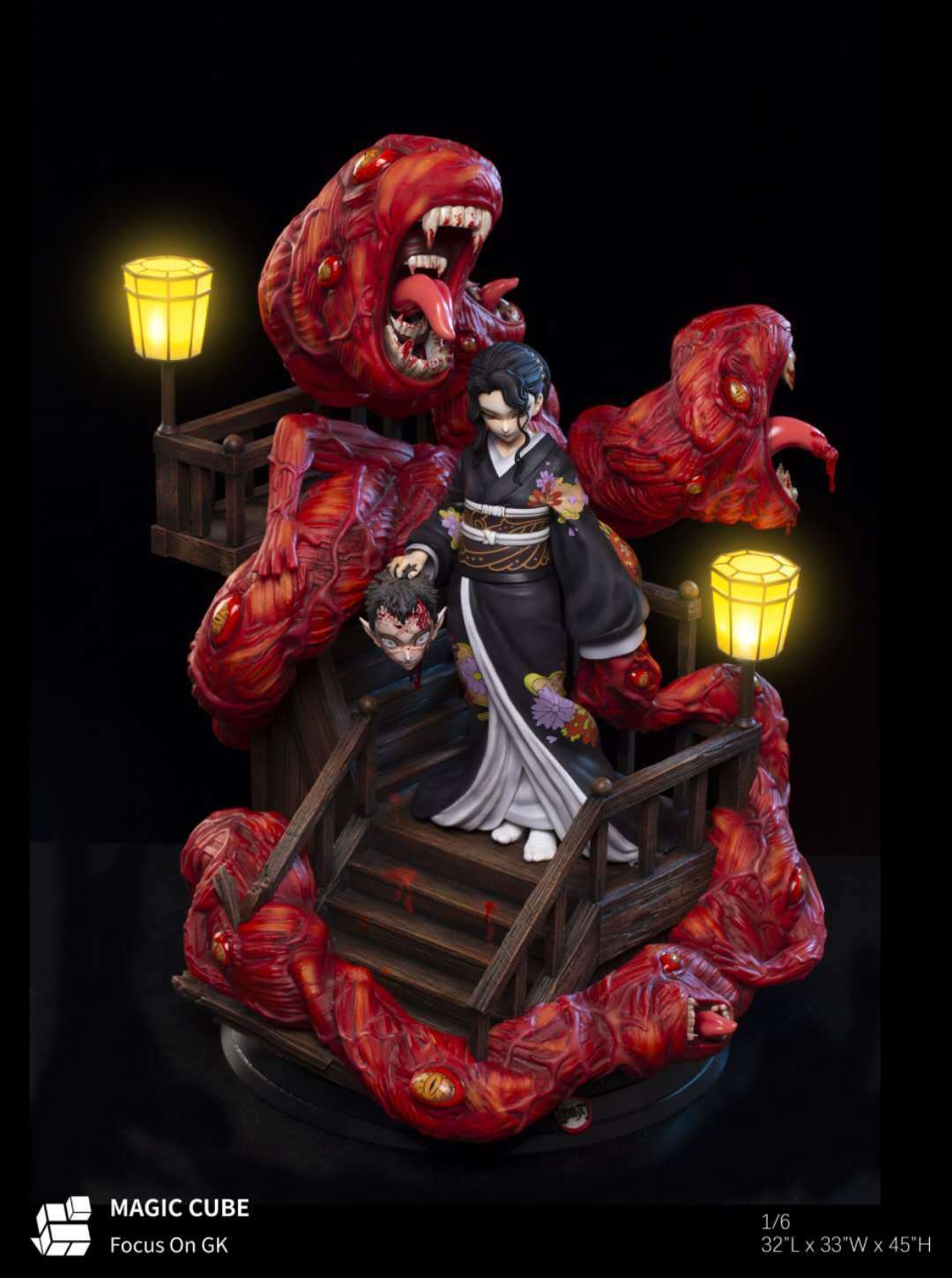 ãPreorderãMagic Cube Studio Demon Slayer Kibutsuji Muzan resin statue deposit