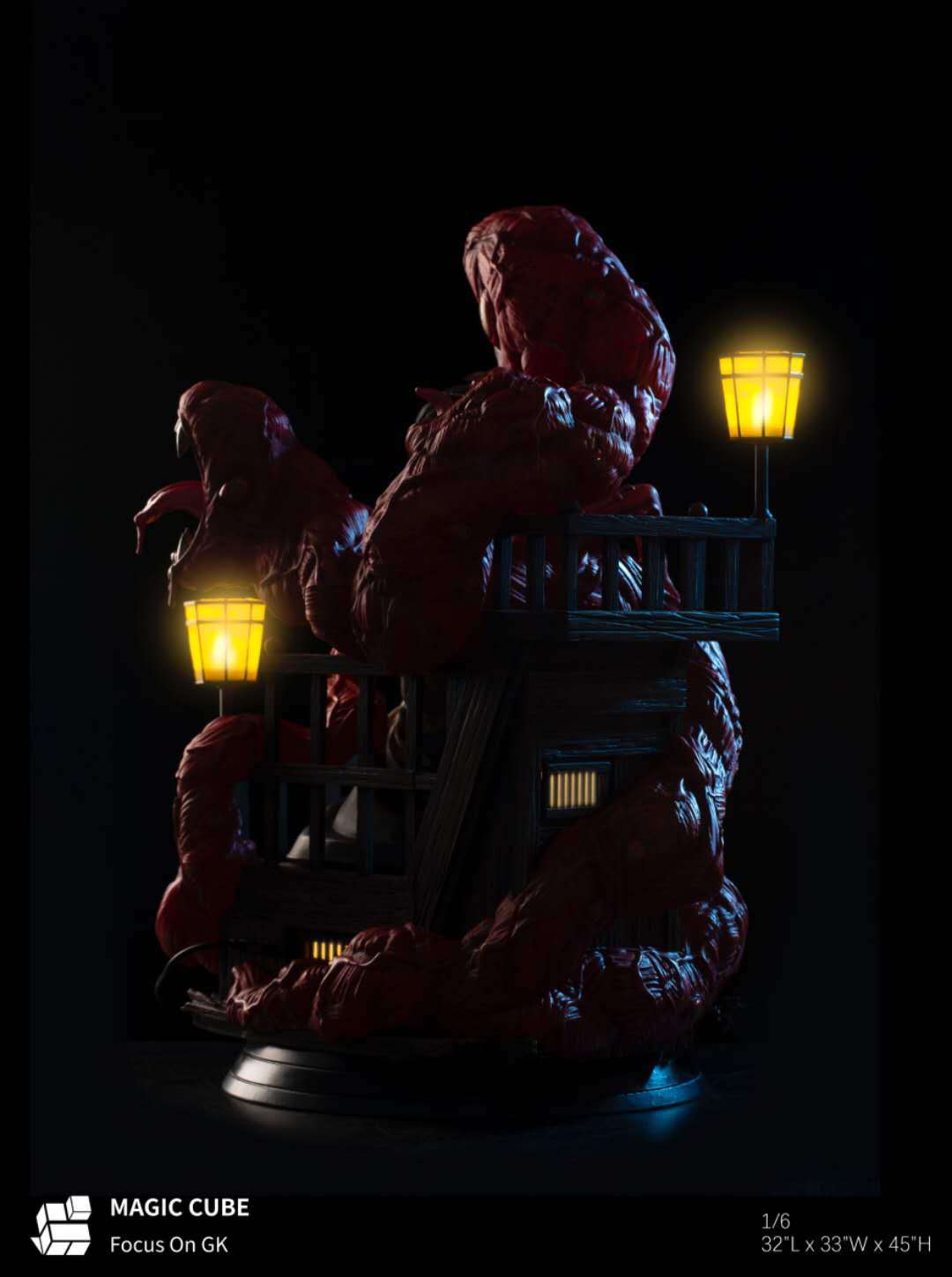 demon slayer statue magic cube