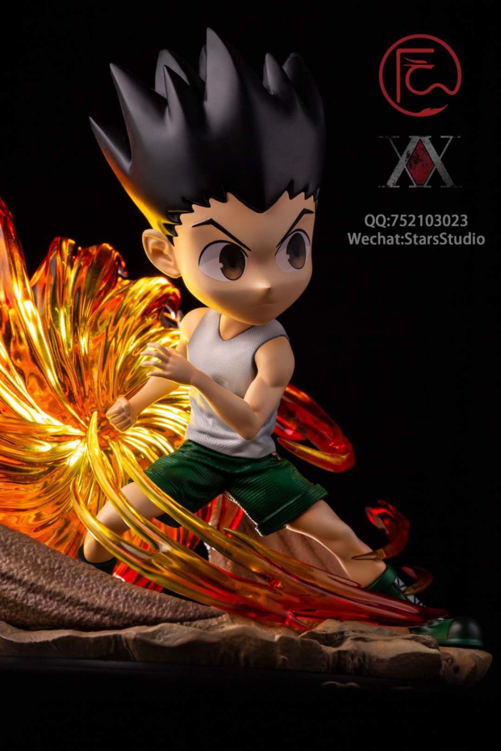 killua and gon statue
