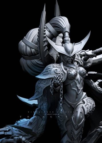 【Preorder】Windseeker Studio Warcraft Maiev hunter resin statue's post card