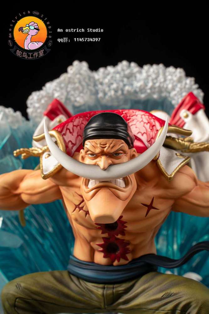 In Stock An Ostrich Studio One Piece Whitebeard Edward Newgate Wcf Scale Resin Statue