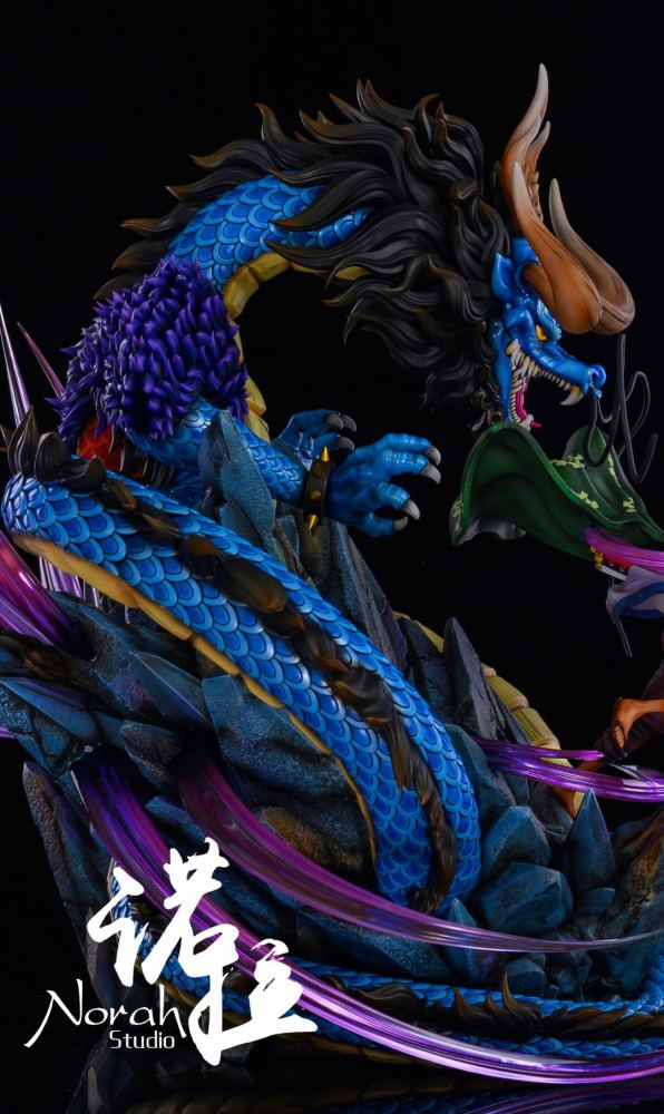 Preorder Nora Studio One Piece Zoro Vs Kaido Resin Statue S Post Card