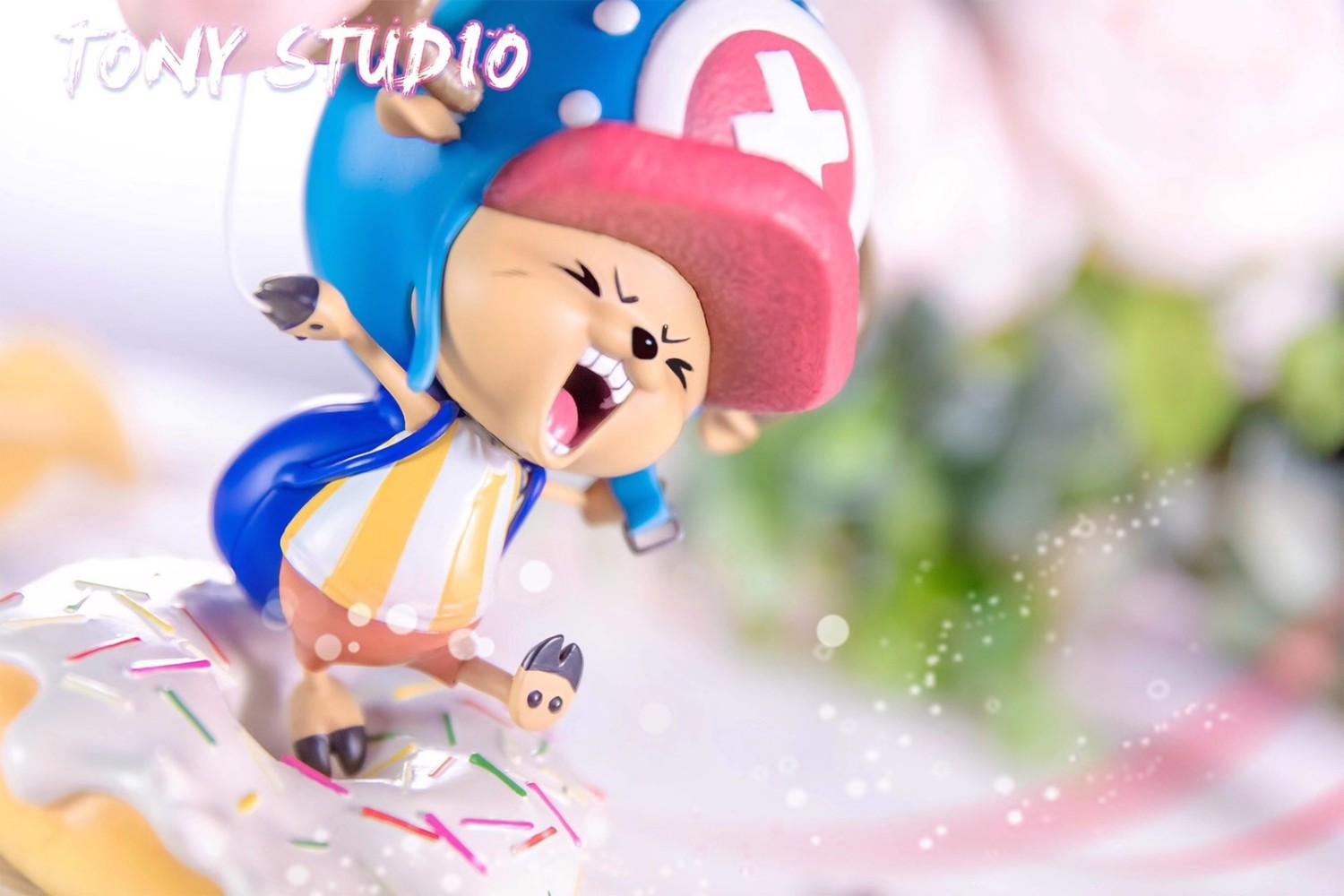 chopper resin statue