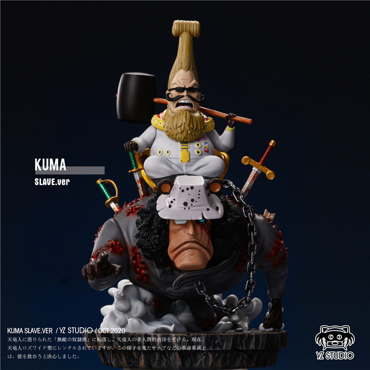 Preorder Yz Studio One Piece Kuma Slave Resin Statue S Post Card
