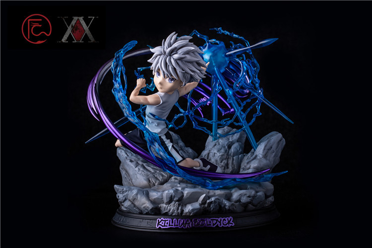 killua resin statue