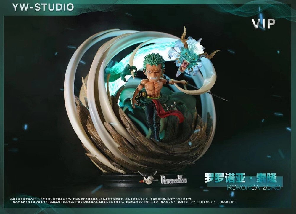 Preorder Yw Studio One Piece Wcf Roronoa Zoro Resin Statue S Post Card