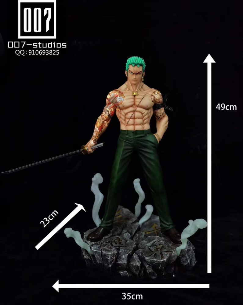 Preorder 007 Studio One Piece Tattoo Zoro Resin Statue S Post Card Preorder 007 Studio One Piece Tattoo Zoro Resin Statue S Post Card