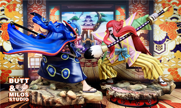 Preorder Butt Milos Studio One Piece Denjiro Kanjuro Resin Statue S Post Card