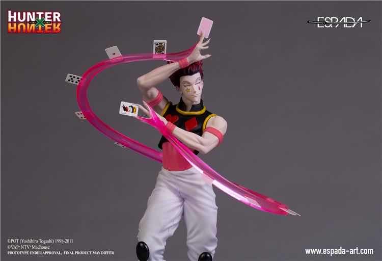 hisoka resin statue