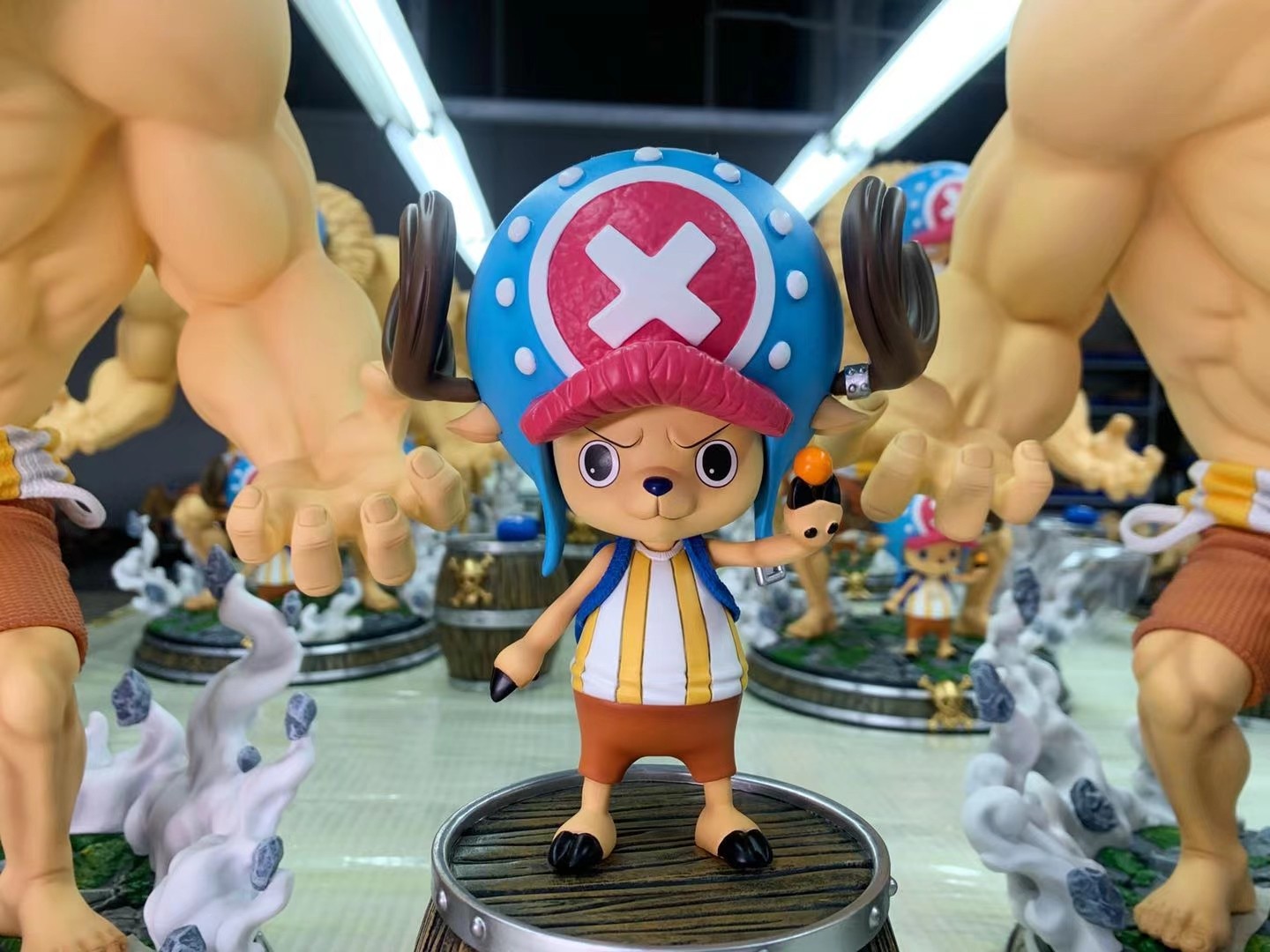 chopper resin statue