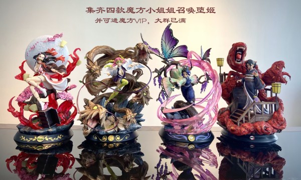 demon slayer statue magic cube