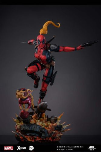 【Preorder】Iron Kite Studio Marvel Lady Deadpool resin statue's post card（Copyright）