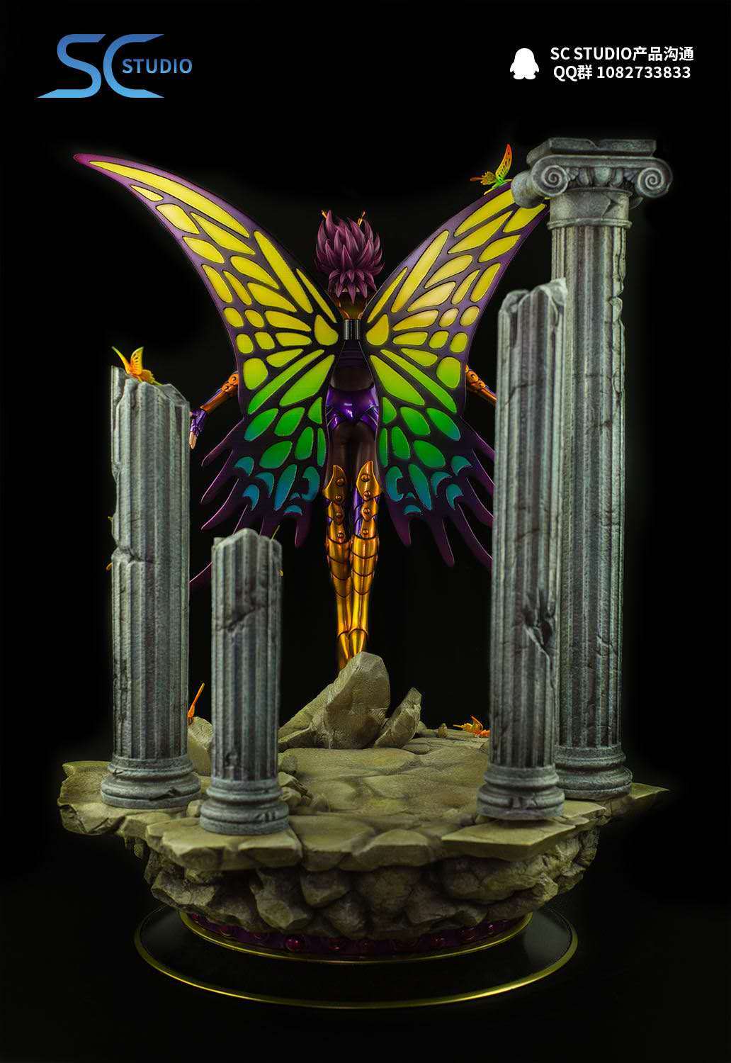 papillon statue