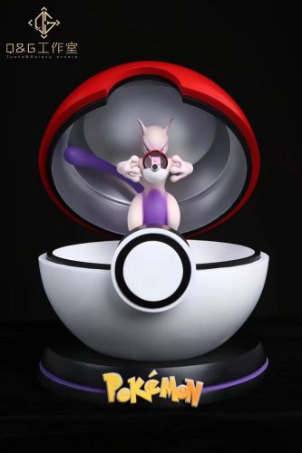 【In Stock】QG Studio Pokemon Mewtwo Bluetooth Audio&Wireless Charging Resin Statue