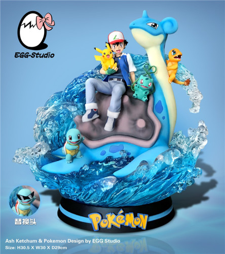 【In Stock】EGG Studio Pokemon Ash Ketchum Resin Statue