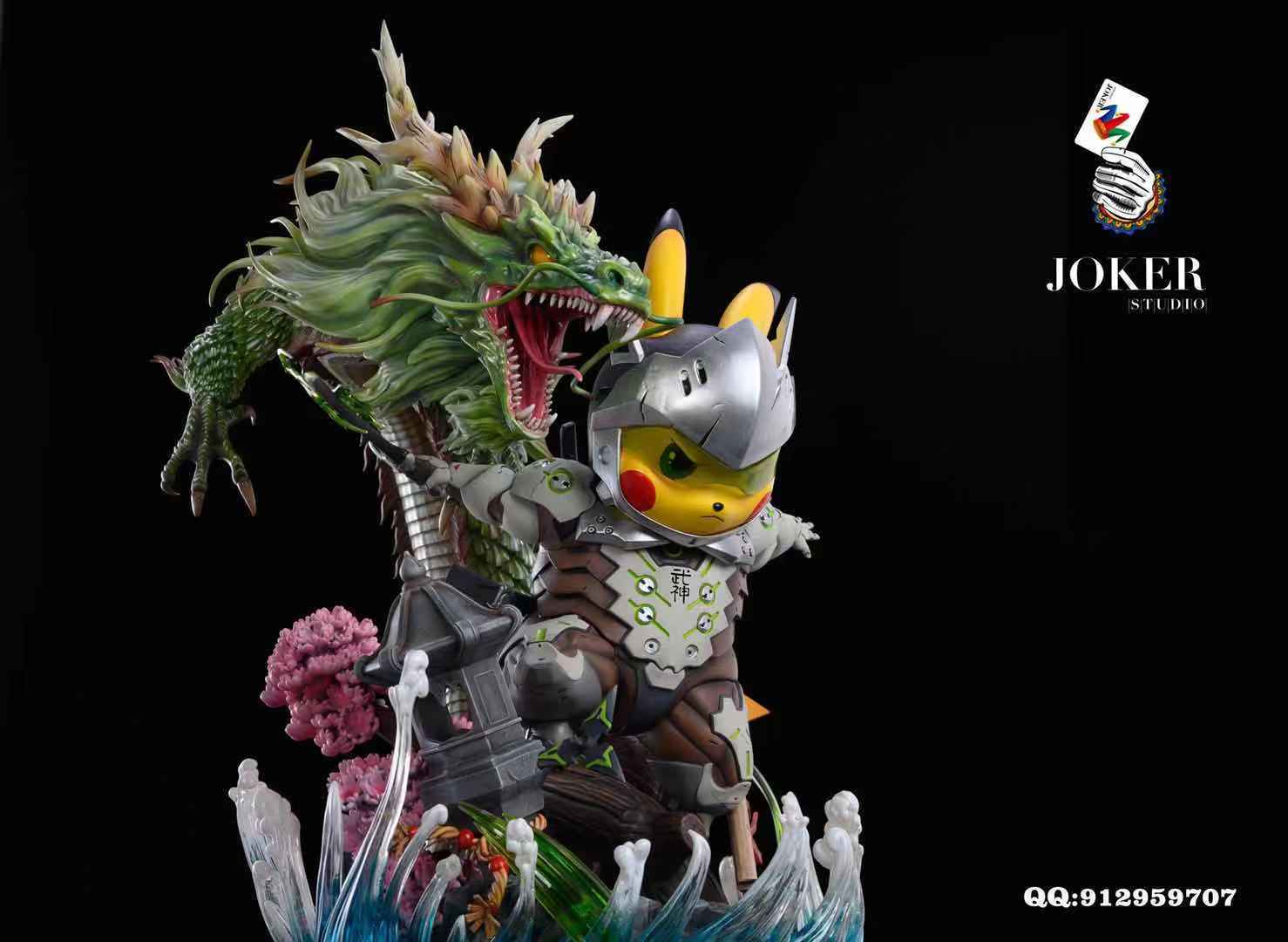 ãPreorderãJoker studio Pikachu cosplay Overwatch Shimada Genji resin statue's post card