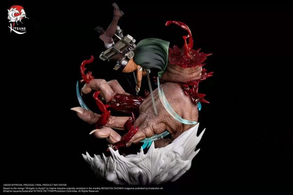 attack on titan resin statue