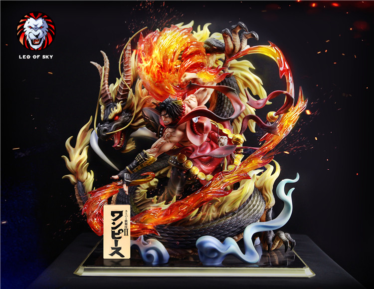 Preorder Leo Of Sky Studio One Piece Ace Resin Statue S Post Card