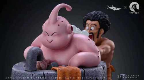 【In Stock】Fattboy x Dayu Studio Dragon Ball Nostalgic Series Kid Majin Buu&Hercule Resin Statue