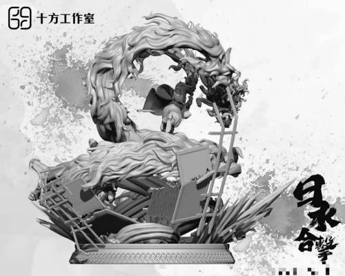 【Preorder】SHIFANG Studio Demon Slayer Tanjirou & Tomioka Giyuu Resin Statue's post card