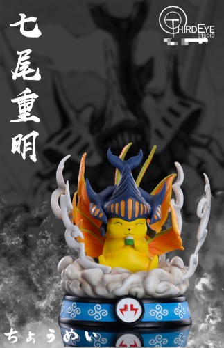 【Preorder】ThirdEye Studio Pokemon Pikachu Cosplay Naruto Bijuu Resin Statue's post card
