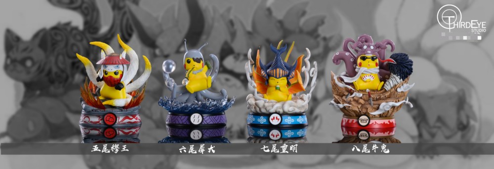 Preorder Thirdeye Studio Pokemon Pikachu Cosplay Naruto Bijuu Resin Statue S Post Card Preorder Thirdeye Studio Pokemon Pikachu Cosplay Naruto Bijuu Resin Statue S Post Card