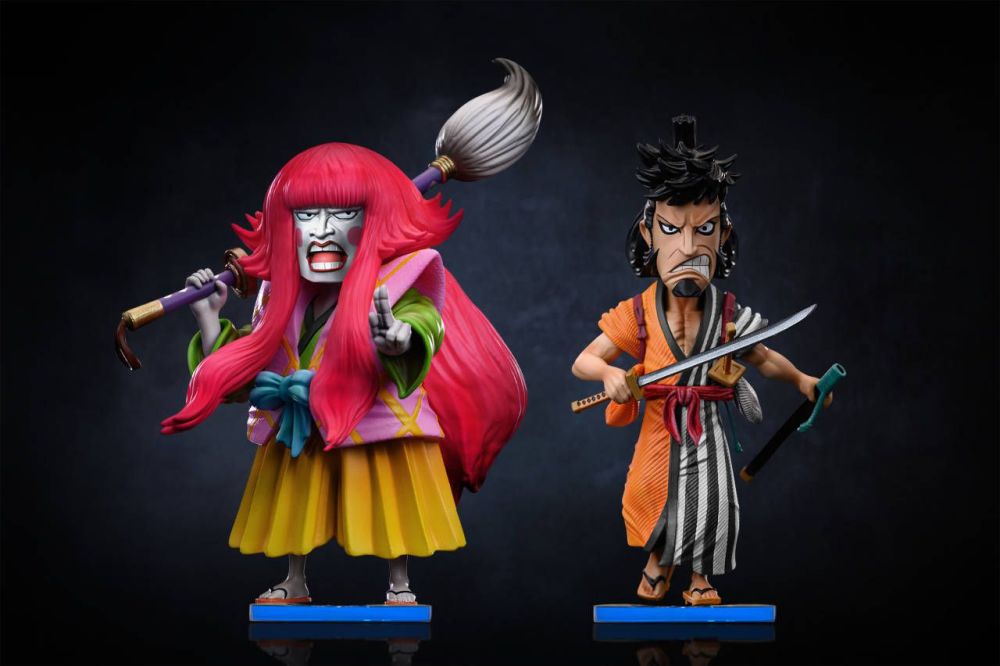 Preorder G5 Ao Meaw Studio One Piece Nine Red Scabbards Resin Statue S Post Card