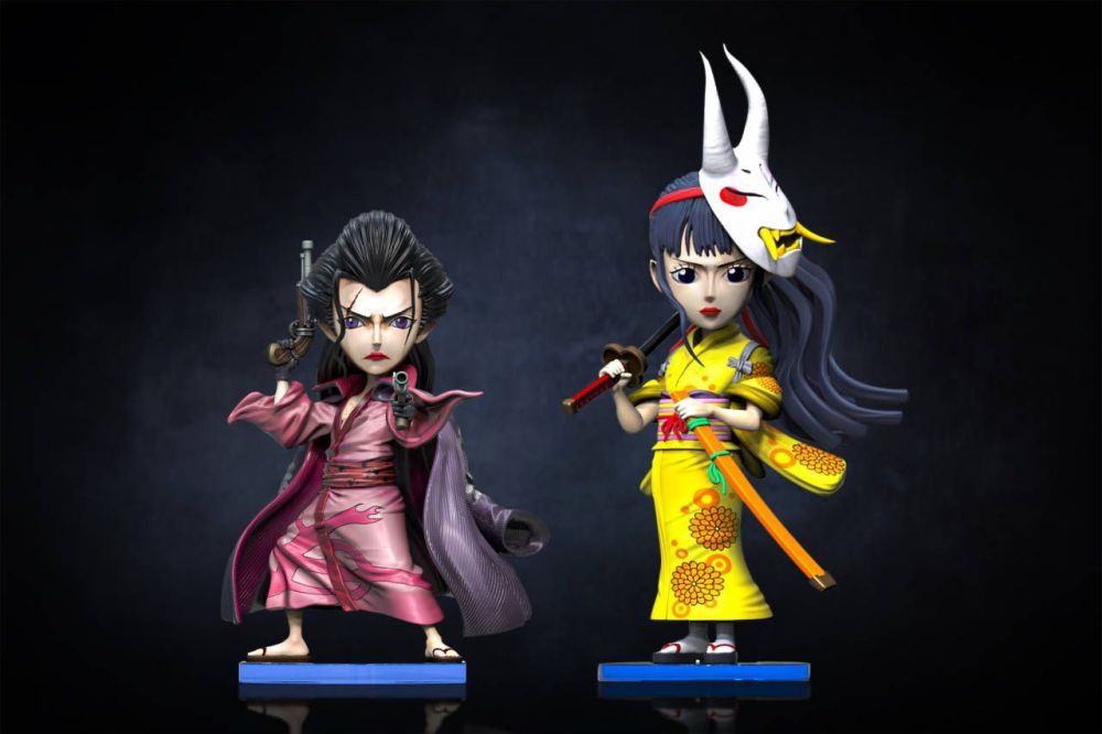 Preorder G5 Ao Meaw Studio One Piece Nine Red Scabbards Resin Statue S Post Card