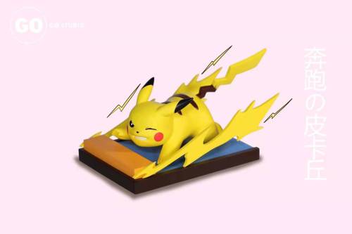 【Preorder】GO Studio Pokemon Pikachu Fitness Series Resin Statue's post card
