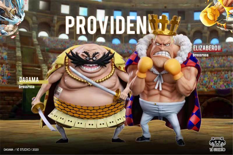Preorder Yz Studio One Piece Dressrosa Dagama Resin Statue S Post Card